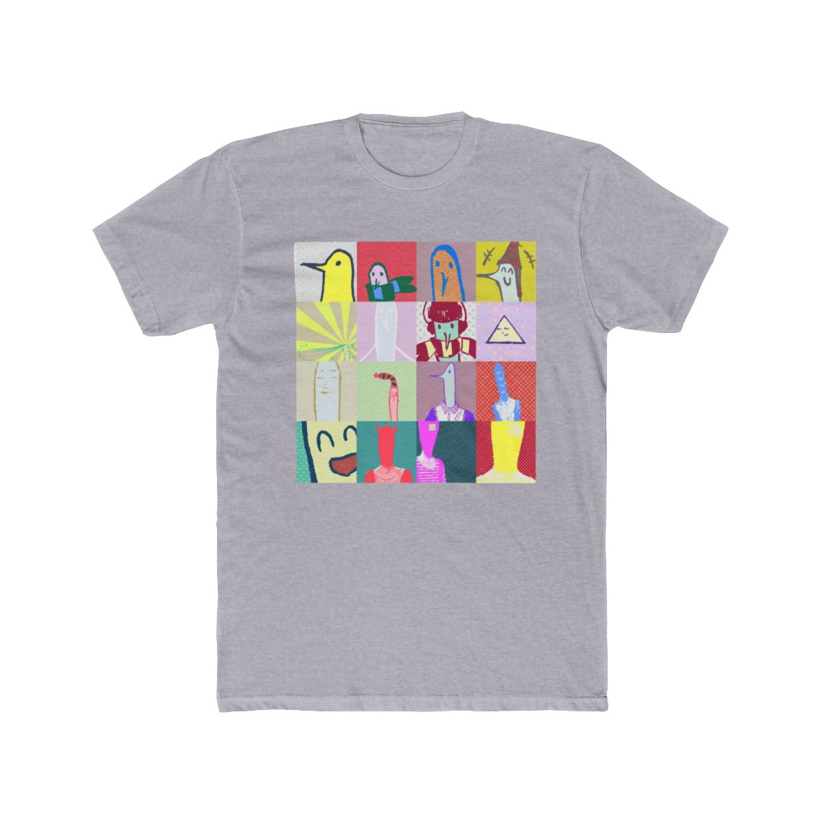 Punpun grid print T Shirt | Oyasumi Punpun