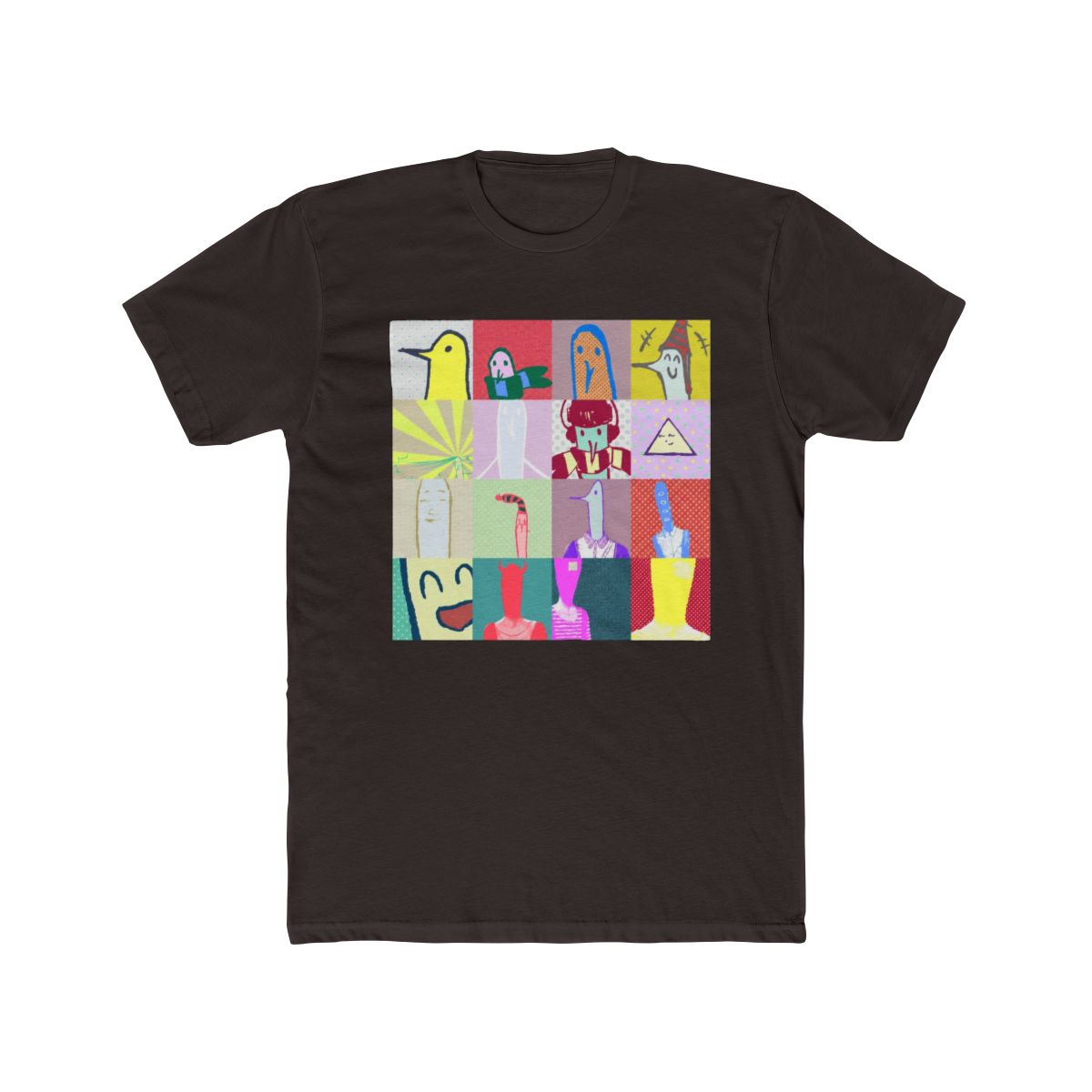 Punpun grid print T Shirt | Oyasumi Punpun - alternate angle 2, merchandise
