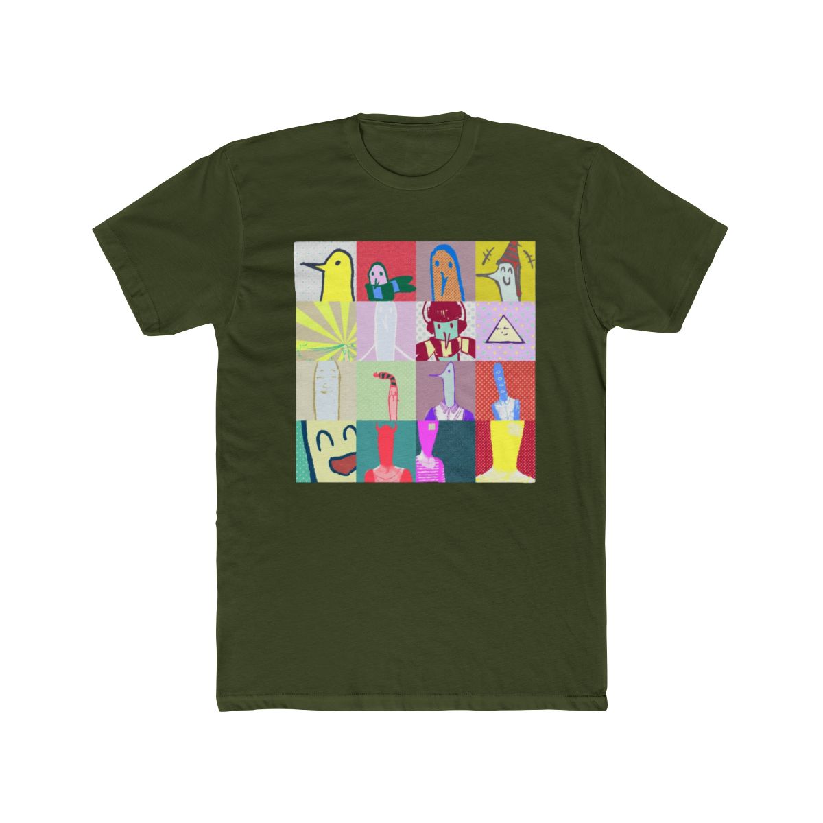 Punpun grid print T Shirt | Oyasumi Punpun - alternate angle 5, merchandise