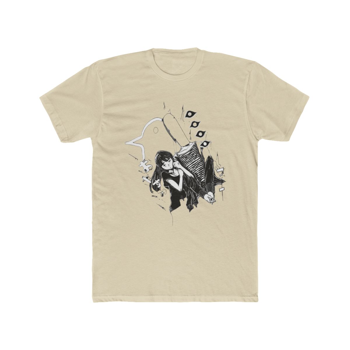 Oyasumi Goodnight Punpun T Shirt,Aiko Tanaka,Anime Shirt,Manga Shirt All Size | Oyasumi Punpun - alternate angle 4, merchandise