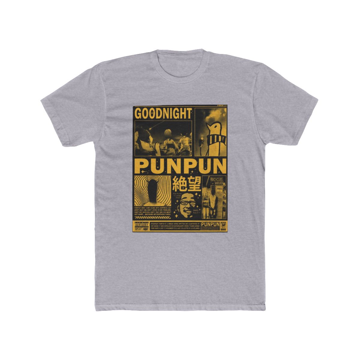 Goodnight Punpun Night Vibe Manga Panel Graphic Tee | Yeager Apparel | Oyasumi Punpun