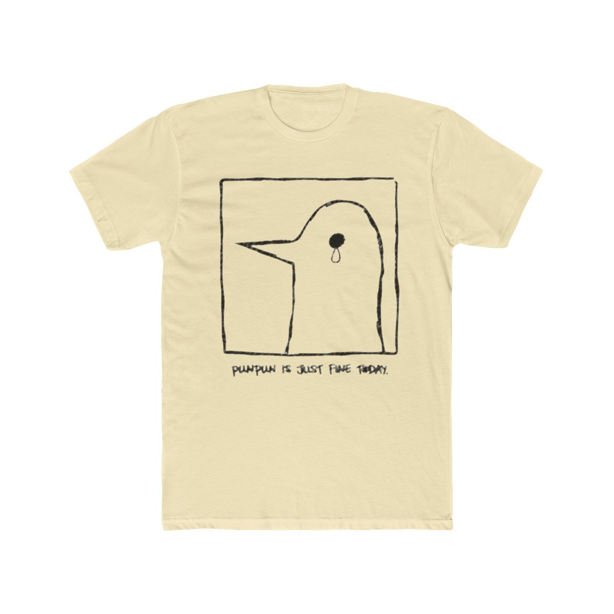 Oyasumi PunPun Is Just Fine Today T Shirt Women Men O-Neck Short Sleeve Tee