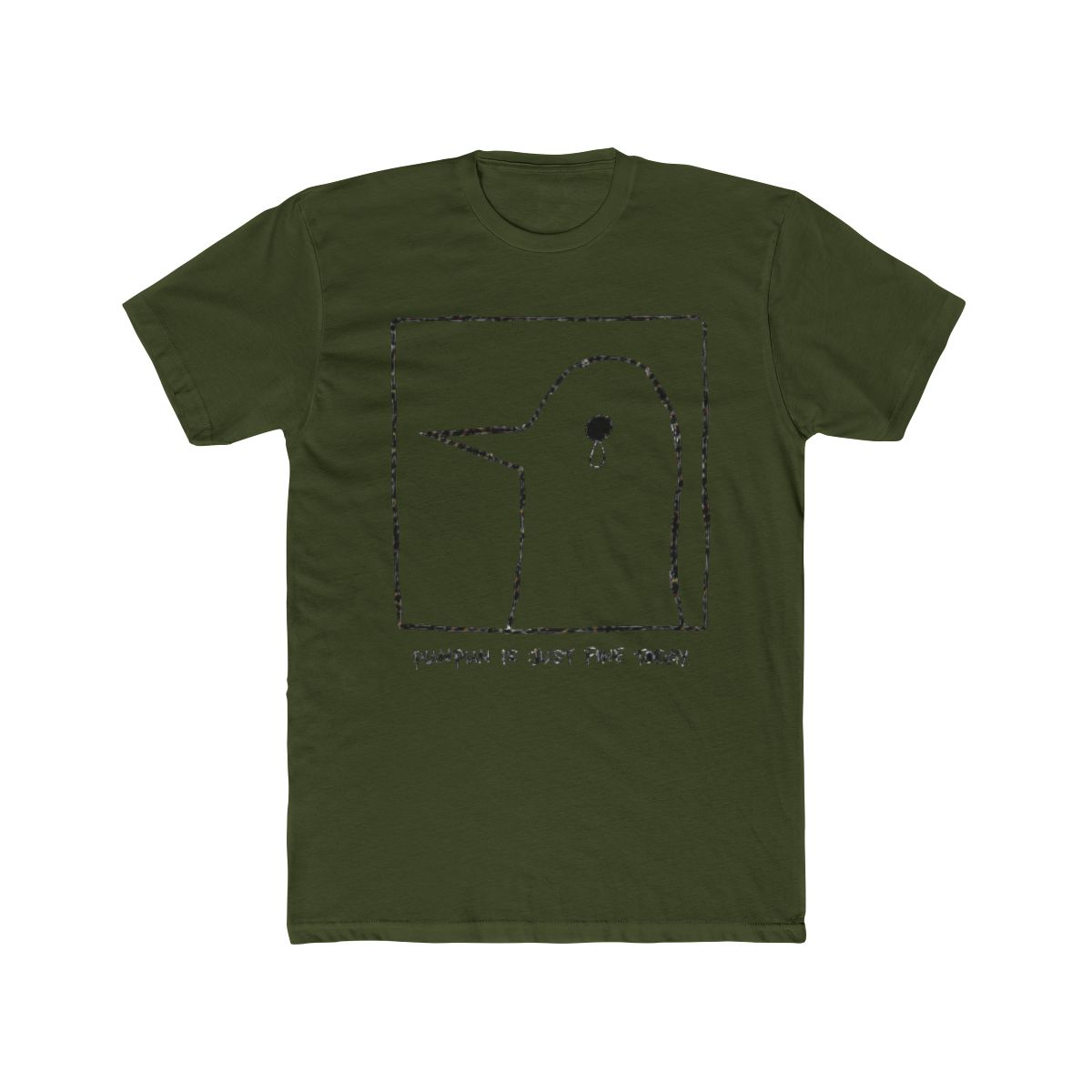 Oyasumi PunPun Is Just Fine Today T Shirt Women Men O-Neck Short Sleeve Tee - alternate angle 4, merchandise