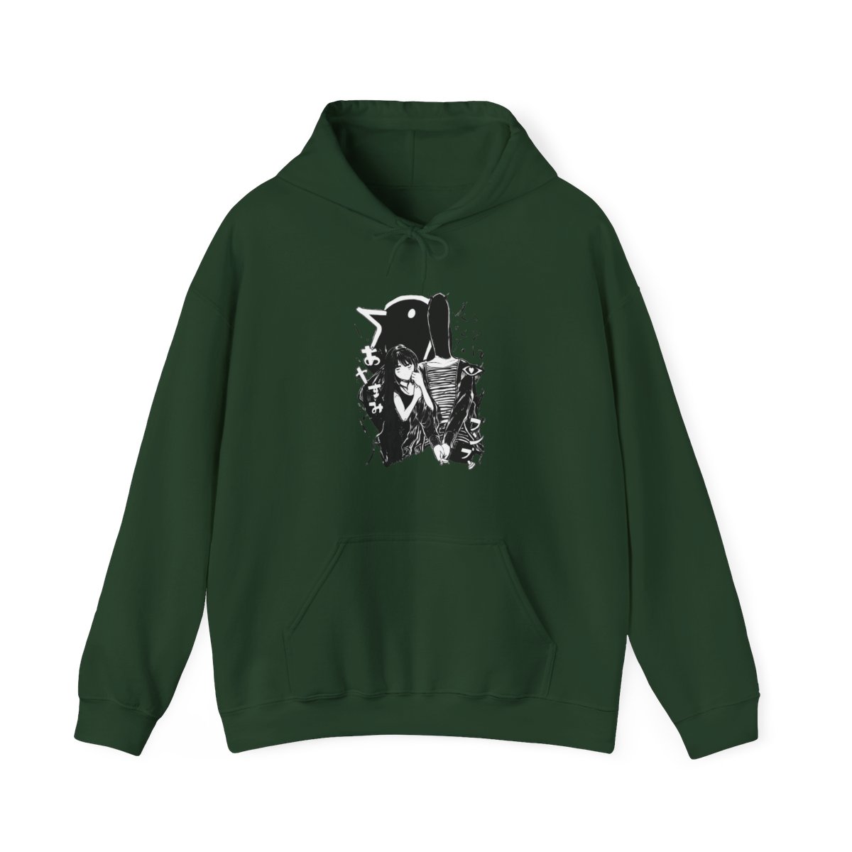 WBLXYMDP Omori Oyasumi Punpun Merch Men/Women Hoodie Long sleeve Hooded (Black,XX-Small)