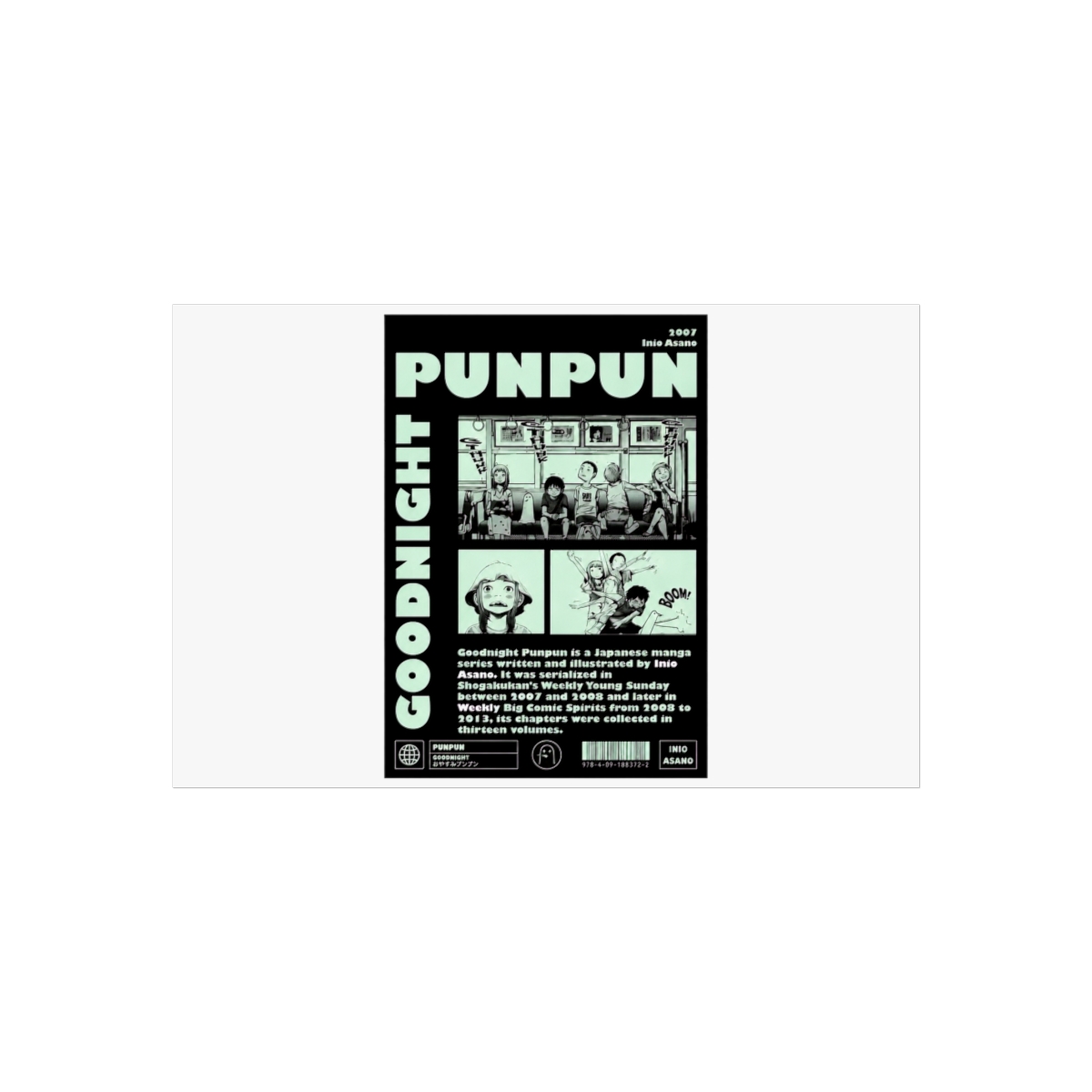 Dark Punpun Wall Art | Oyasumi Punpun - alternate angle 5, merchandise