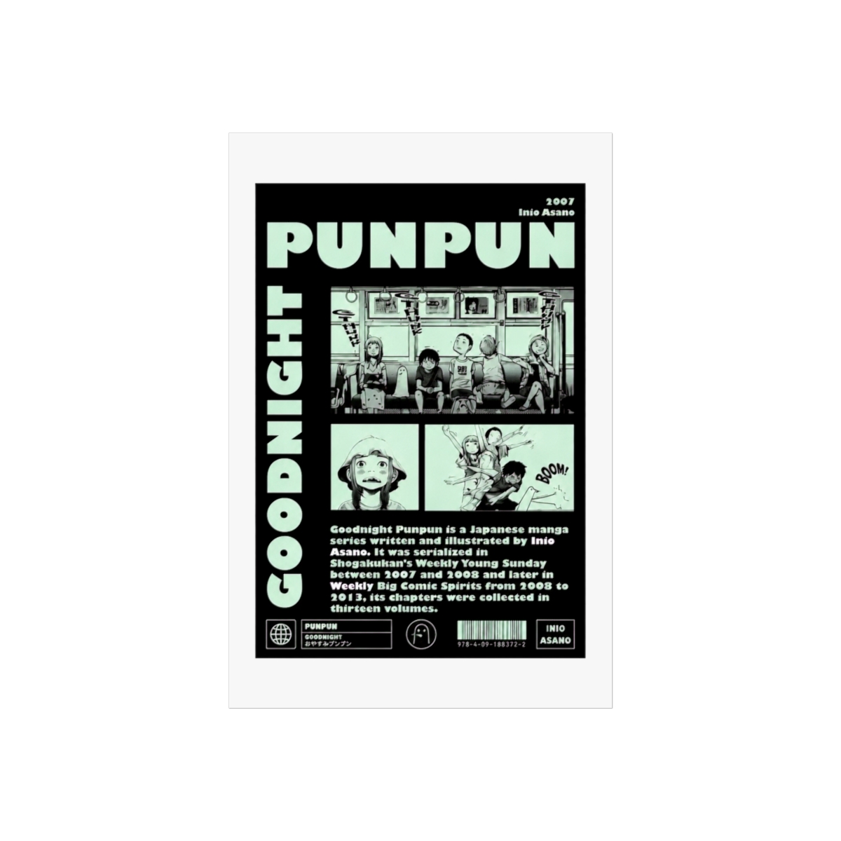 Dark Punpun Wall Art | Oyasumi Punpun - Official posters merchandise