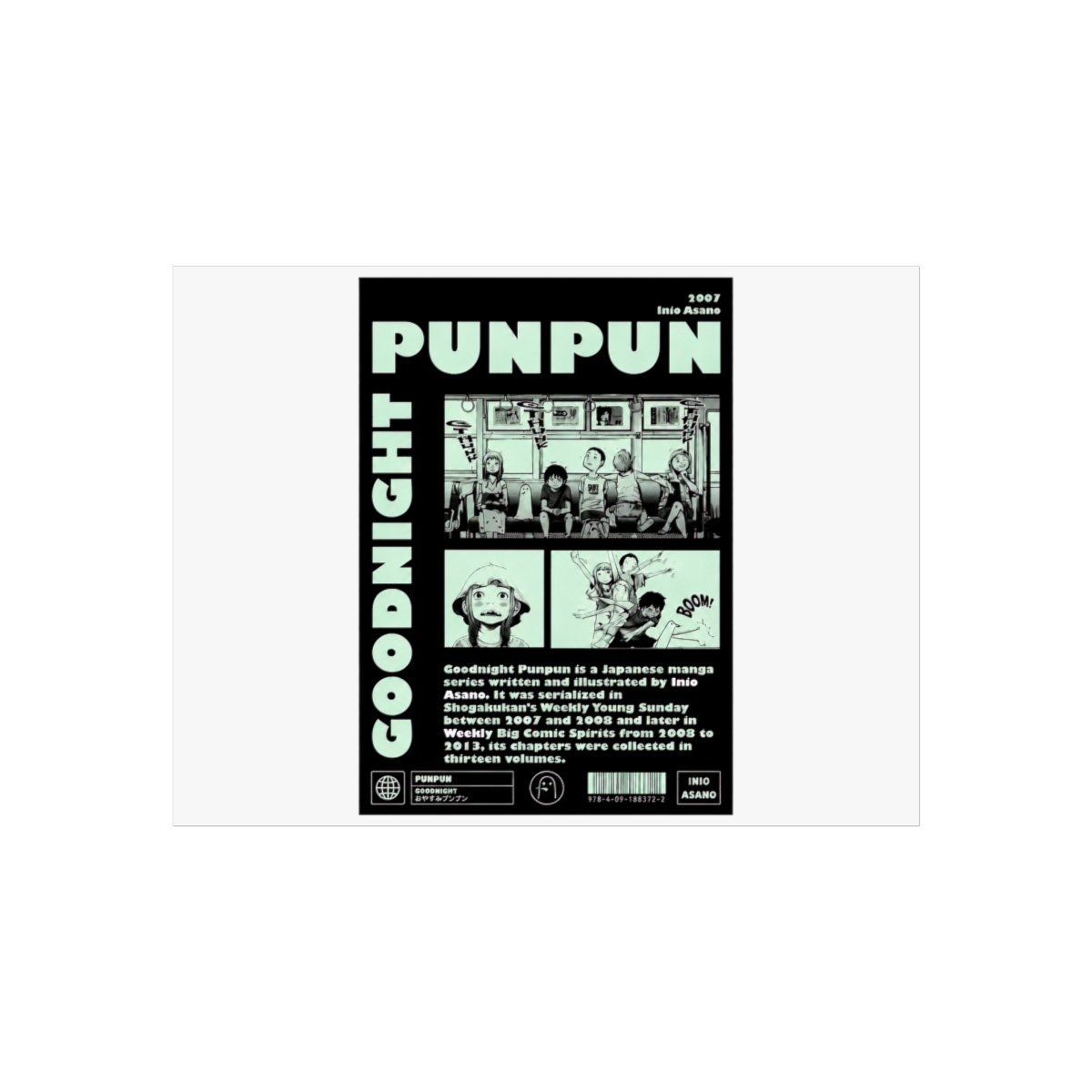 Dark Punpun Wall Art | Oyasumi Punpun - alternate angle 4, merchandise