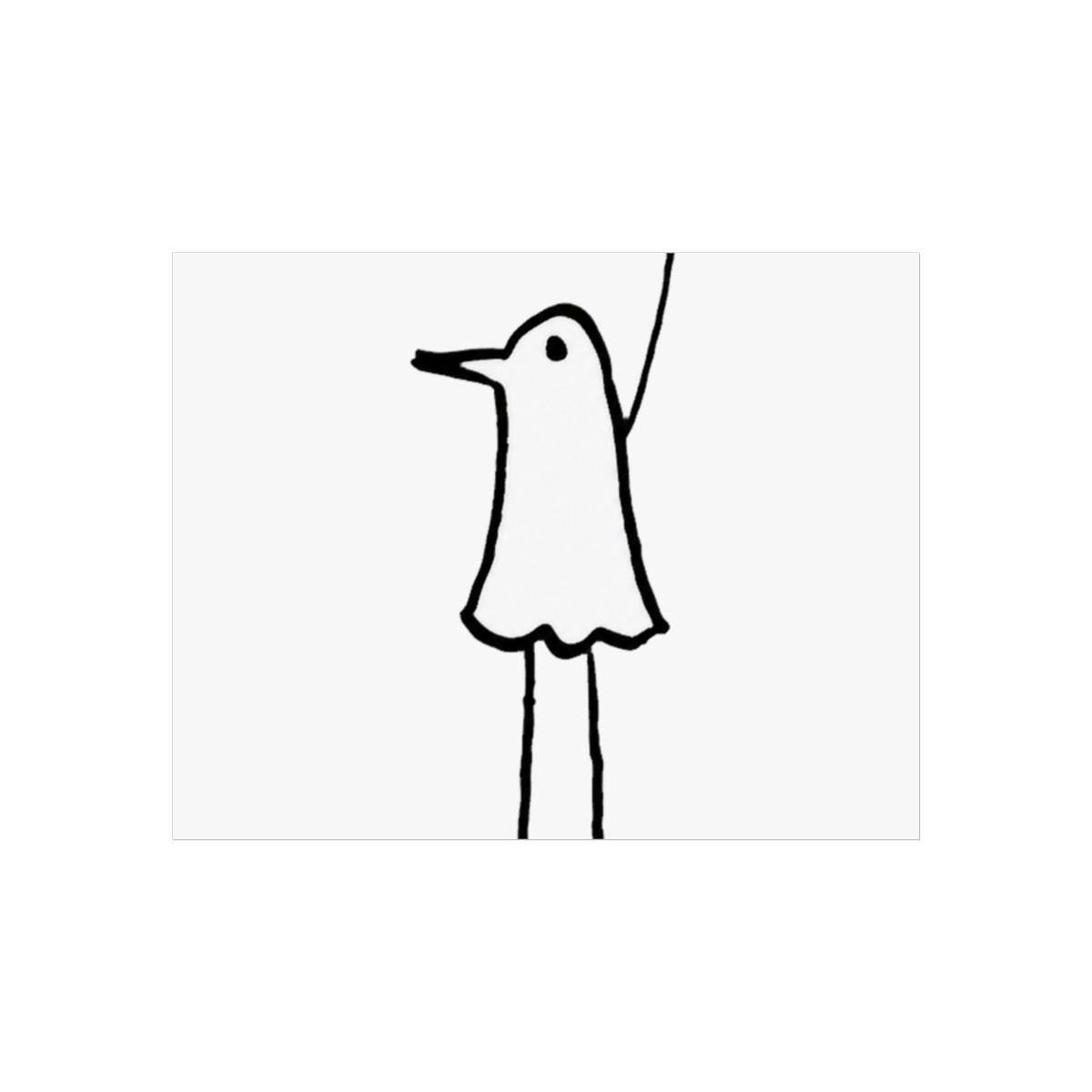 Minimalist Punpun Wall Art | Oyasumi Punpun - alternate angle 3, merchandise