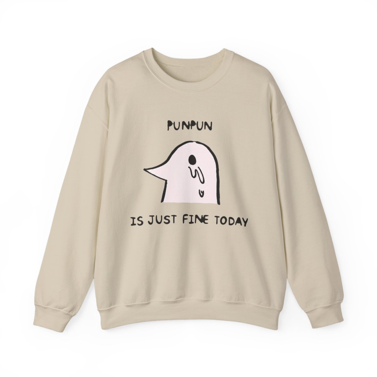 crying punpun is just fine today Crewneck | Oyasumi Punpun - alternate angle 4, merchandise